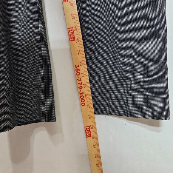 Lane Bryant Womens Dress Pants Size 18 Black White Dots Minimalist Neutral Work - Picture 8 of 10